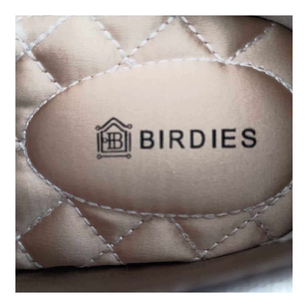 Birdies The Starling Shoes Flats Loafter Suede Stone Grey Women's 6.5 - Picture 6 of 12
